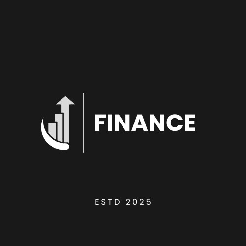 black modern finance logo