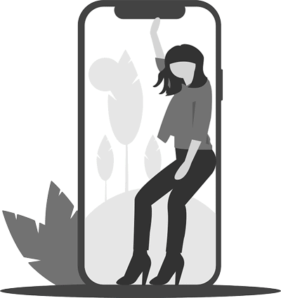 Modern mobile app illustration showing creative graphic design concept for digital branding